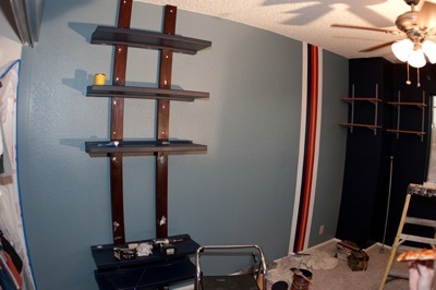 Trey's room during renovations view 3