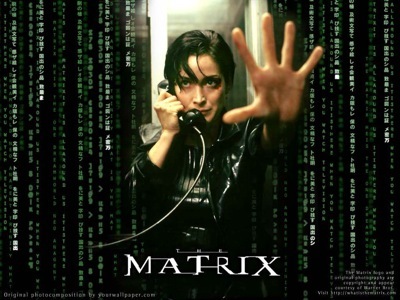 Carrie-Anne Moss as Trinity in The Matrix