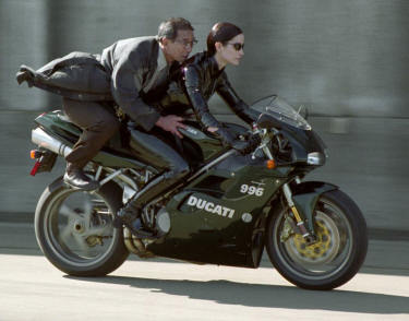 Carrie-Anne Moss as Trinity in The Matrix