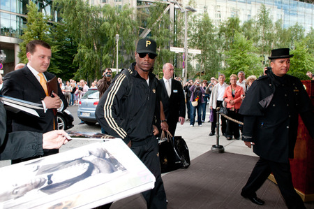 Tyrese Gibson looking fly in Germany. PHOTO CREDIT: WENN.com