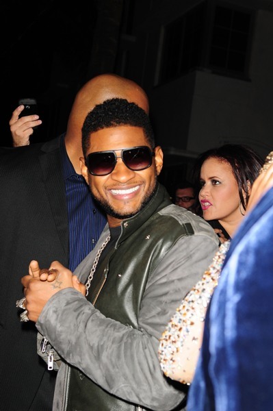 Usher hits up a birthday bash