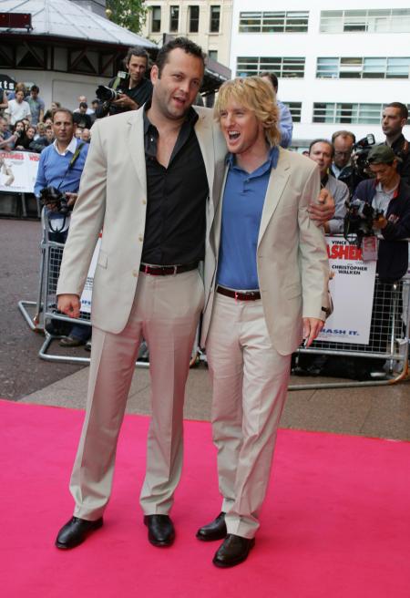 Vince Vaughn and Owen Wilson on the red carpet