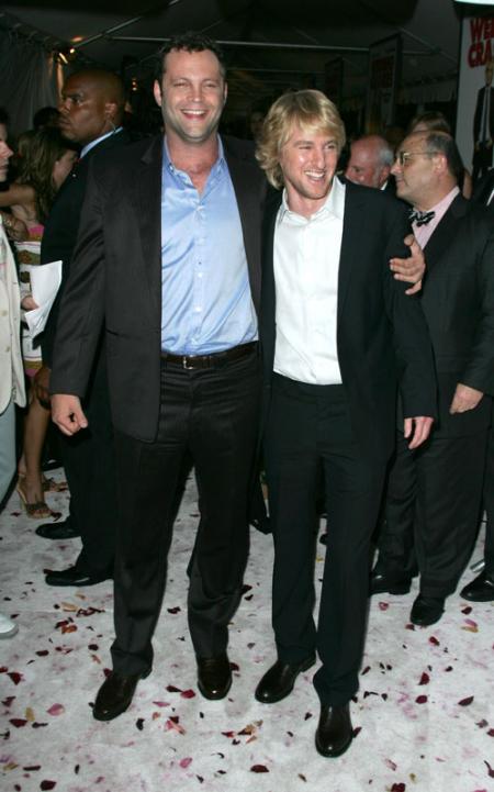 Vince Vaughn and Owen Wilson at NYC premiere