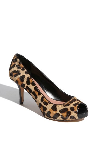 Leopard print peep toe - All about the goods
