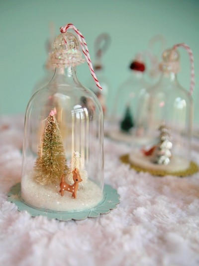 DIY vintage-inspired bell ornaments