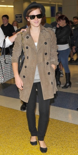 Emma Watson's airport style