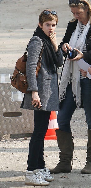 Emma Watson in sneakers