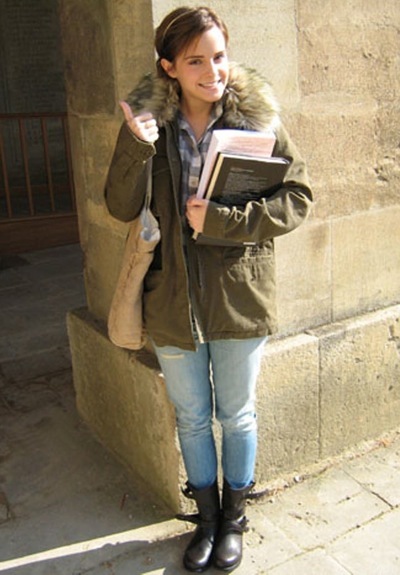 Emma Watson's college style