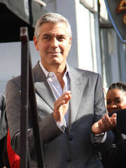 George Clonney at the Hollywood Walk of Fame