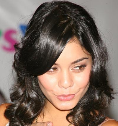 Vanessa Hudgens in short curls
