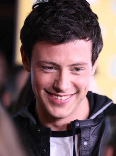 Corey Monteith is all smiles