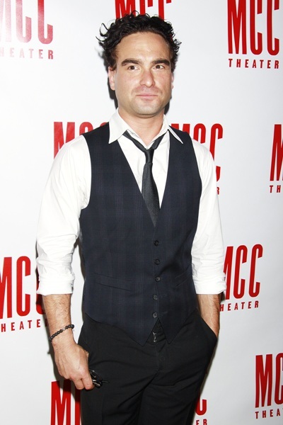 Johnny Galecki cleans up
