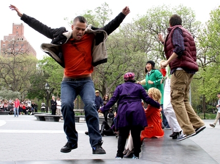 Jumping with 'Glee'