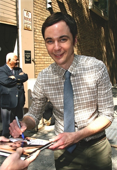 Jim Parsons signs away