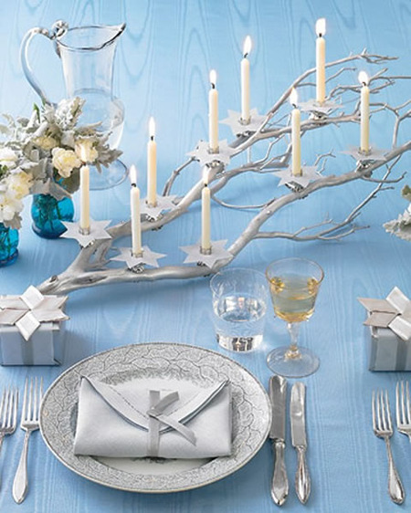 White menorah