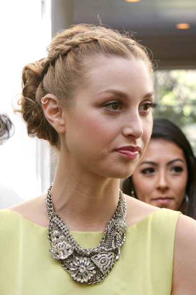 Whitney Port rocks a braided updo!