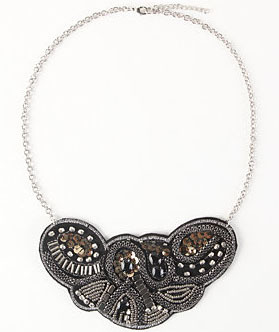 With Love From CA Heavy Metal Bib Necklace