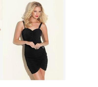 Leather Strapped Dress