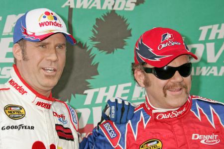 Will Ferrell and John C. Reilly, who starred in the movie Talladega Nights: The Ballad of Ricky Bobby, wore their racing