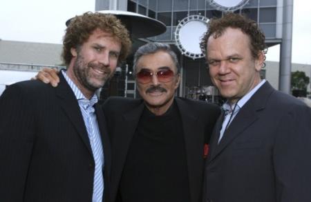 Will Ferrell and John C. Reilly along with actor Burt Reynolds