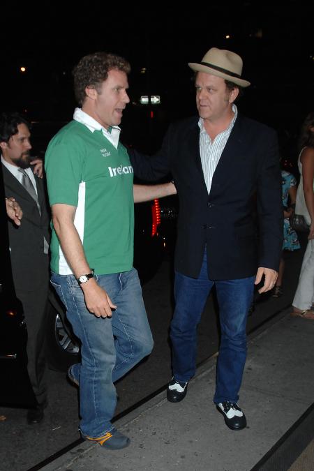 Will Ferrell talks to co-star John C. Reilly