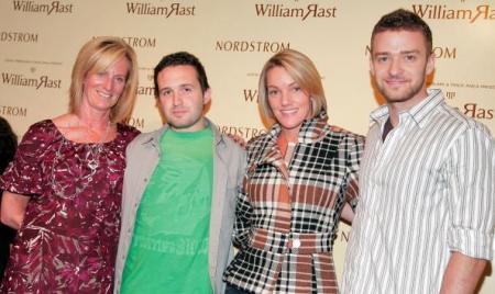 Justin Timberlake and Trace Ayala at a Nordstrom and William Rast event