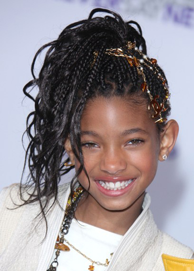 Hairstyles   on Willow Smith S Braided  Updo Hairstyle   Braided Hairstyles