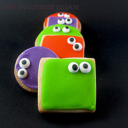 Eyed Halloween cookies