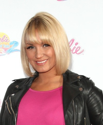 Sam Faiers Barbie with a classic bob and bangs