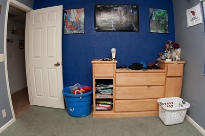 Zack's room before view 2