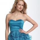 Aidan Mattox Niteline Ruffle Skirt Dress