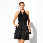 BCBG Max Azria Black Halter Cocktail Dress