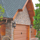 Copper garage doors