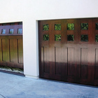 Custom wood garage doors