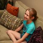 Enjoying the new couch