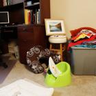 Pile of stuff in corner