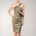 Nicole Miller Techno Metal Dress