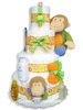 Diaper Cake Walk Baby Monkey Diaper Cake