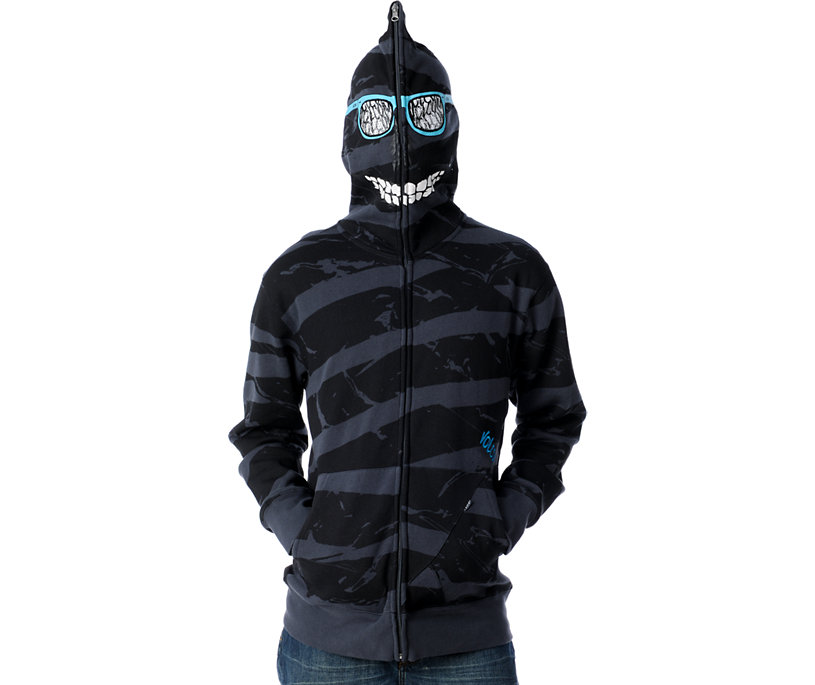 volcom full zip hoodies with faces