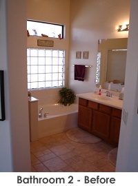 Bathroom 2 before remodel