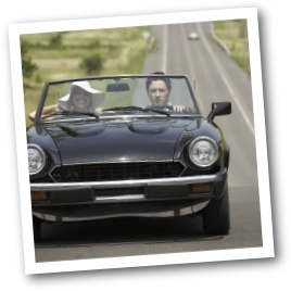Couple in a car