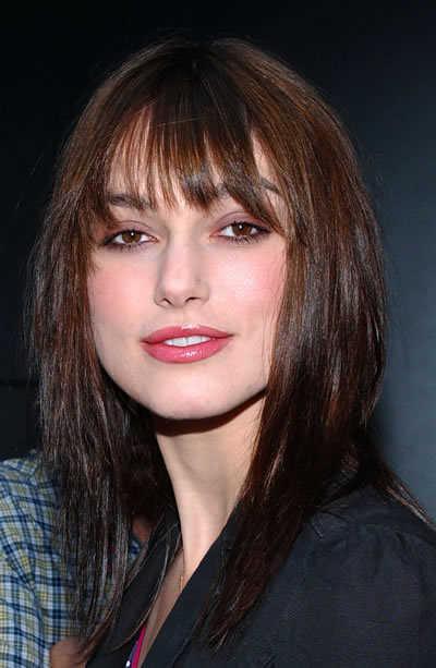 straight bangs hairstyles. Hairstyle with Bangs