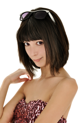 Short Hair - Angled bob