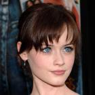 Alexis Bledel's Auburn Low Chignon
