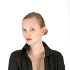 Classic Low Bun with Side Part