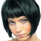 Classic Layered Bob with Blunt Bangs