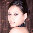 French Twist with Bangs Pulled Back