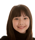 Girls hair - Long, straight, with bangs