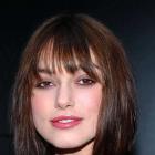 Keira Knightley's Brunette Hairstyle with Bangs