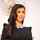 Kim Kardashian Long Side Swept Hairstyle